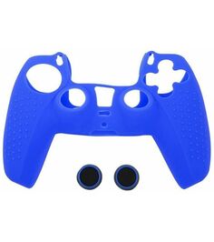 Чехол силиконовый Red Line для геймпада игровой приставки P5, синий (HS-PS5303D)