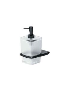 Стеклянный диспенсер для жидкого мыла с настенным держателем AM.PM Inspire 2.0 A50A36922 черный Am.Pm.