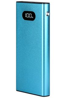 Внешний аккумулятор TFN 10 000mAh Blaze LCD PD 22.5W blu