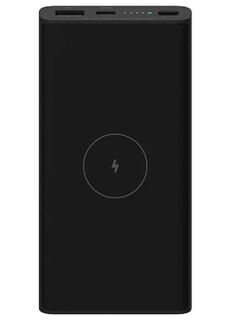 Внешний аккумулятор Xiaomi 10W Wireless Power Bank 10000 mAh, черный (BHR5460GL)