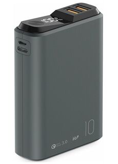 Внешний аккумулятор OLMIO QS-10, 10000mAh, space-gray