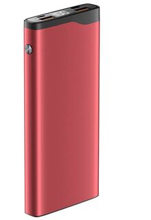 Внешний аккумулятор OLMIO QL-10, 10000mAh, red