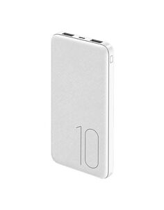 Внешний аккумулятор USAMS US-CD63 PB7 Dual USB Power Bank белый 10000mAh (10KCD6302)