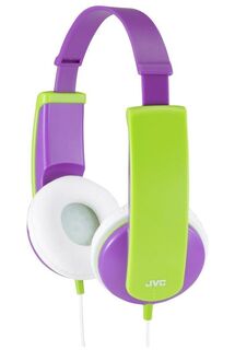 Наушники JVC HA-KD5-V-EF Kids фиолетовый/зеленый