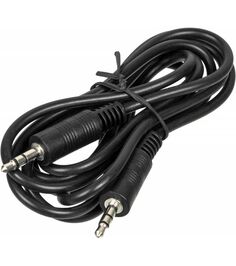 Кабель аудио Ningbo JAAC002-15 Jack 3.5 (m)-Jack 3.5 (m) 1.5м черный