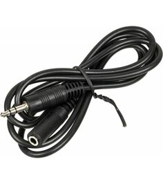 Кабель аудио Ningbo JAAC003-1 Jack 3.5 (m)-Jack 3.5 (f) 1м черный