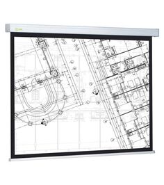 Экран настенно-потолочный Cactus Wallscreen CS-PSW-104X186 белый