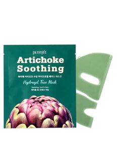 Освежающая гидрогелевая маска для лица с экстрактом артишока PETITFEE Artichoke Soothing Hydrogel Face Mask 32 г