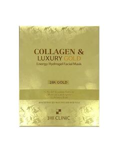 Гидрогелевая маска для лица с золотом 3W Clinic Collagen & Luxury Gold Energy Hydrogel Facial Mask