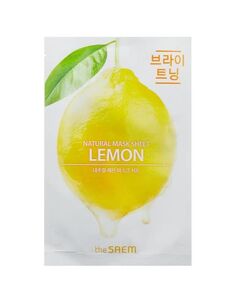 Маска тканевая с экстрактом лимона The Saem Natural Lemon Mask Sheet 21 мл