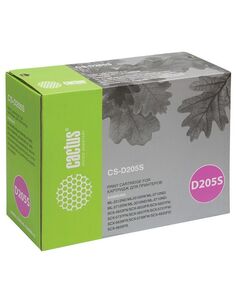 Тонер Картридж Cactus CS-D205S черный для Samsung ML-3310D/3310ND/3710D/3710ND/SCX-4833FD/4833FR/563