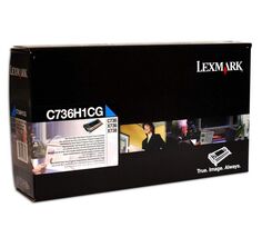 Картридж лазерный Lexmark C736H1CG Cyan