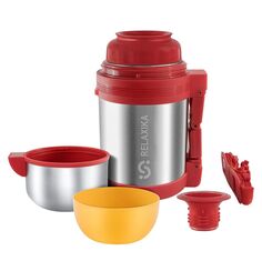 Термос универсальный (для еды и напитков) Relaxika 201 (0,8 литра), стальной