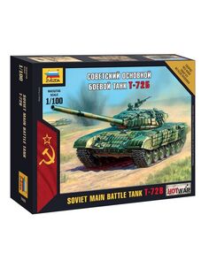 Сборная модель Zvezda 7400 Советский танк Т-72Б ЗВЕЗДА