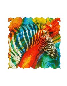 Фигурный деревянный пазл Нескучные игры "ANIMAL ART" Зебра 113 дет. арт.8387