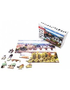 Пазл деревянный Нескучные игры Citypuzzles "Прага" 8270
