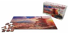 Фигурный деревянный пазл "Travel collection" Фудзияма, Япония 8275 Нескучные игры
