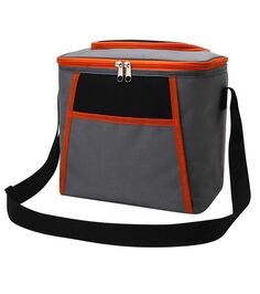 Термосумка PC2207, 12л, р-р: 26x20x24см, цвет: серо-оранжевый Рыжий Кот