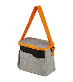 Термосумка PC2212, 7л, р-р: 24x16x20см, цвет: серо-оранжевый Рыжий Кот