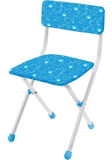 Стул детский складной "Умница" (моющийся) с коронами СТУ-3/6 Nika
