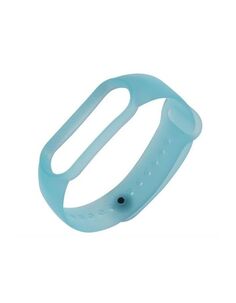 Ремешок Red Line силиконовый прозрачный для фитнес-браслета Xiaomi Mi Band 5/ Mi Smart Band 6, голубой