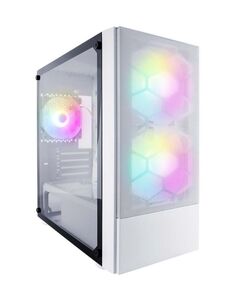 Корпус 1stPlayer Firebase X4-M White (X4-M-WH-2F1P-W-1F1-W)