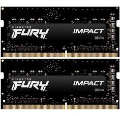 Память оперативная DDR4 Kingston 32Gb (2x16Gb) PC25600 3200MHz CL22 SO-DIMM (KF432S20IBK2/32)