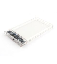 Внешний корпус для HDD/SSD 2.5" AgeStar 3UB2P4 (TRANSPARENCY) прозрачный