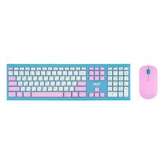 Клавиатура + мышь Acer OCC200 фиолетовый/зеленый (ZL.ACCEE.003)