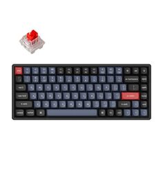 Клавиатура Keychron K2P-J1, 84 кл., K pro Mechanical Red Switch, RGB, Hot-Swap, Алюм.рамка