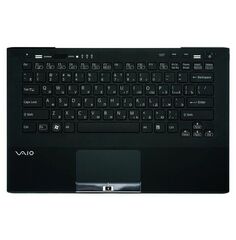 Клавиатура для Sony VPC-SA (With Touch PAD, For Fingerprint) Backlit, RU, Black, Black key Noname