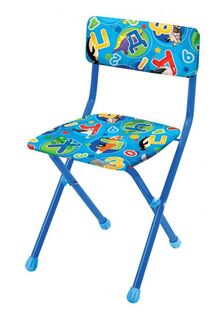 Стул детский складной "Умница" (моющийся) с буквами СТУ-3/5 Nika