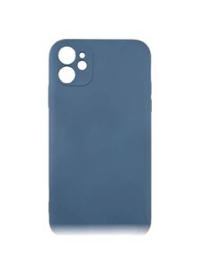Чехол защитный mObility софт тач для iPhone 11 (синий) УТ000020650