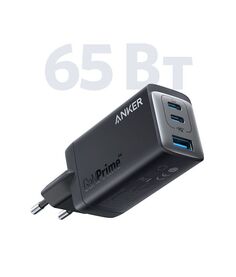 Сетевое зарядное устройство ANKER GaNPrime 65W A2668 Black/черный