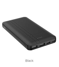 Внешний аккумулятор Hoco Power Bank J48 Intelligent Balance 10000mAh Black