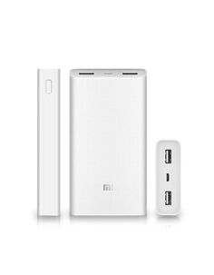 Внешний аккумулятор Xiaomi Mi Power Bank 3 Type-C 20000mAh White