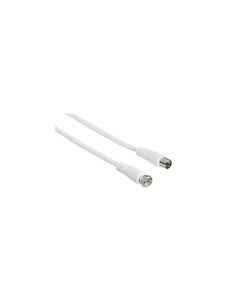 Кабель антенный Hama H-11905 Coax (m)-Coax (f) 3м белый (00011905)