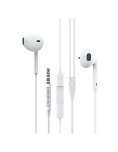 Наушники Borofone BM30 Original Series Wire Control Earphones - White