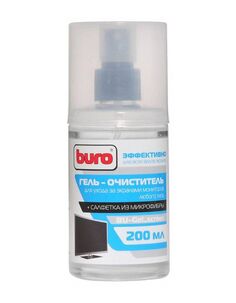 Чистящий набор (салфетки + гель) Buro BU-Gel_screen для экранов и оптики 200мл