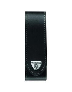 Чехол кожаный Victorinox, чёрный, для RangerGrip 130 мм, на липучке