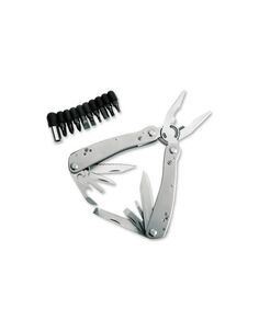 Мультитул Stinger MT-3216, 105 мм, 10 функций, нейлоновый чехол, набор насадок