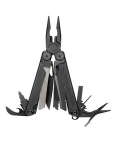 Мультитул Leatherman Wave Plus Black 832526, 17 функций, нейлоновый чехол