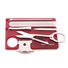 Мультитул Victorinox SwissCard Nailcare 0.7240.T Translucent Red