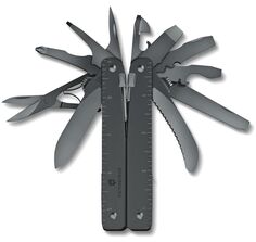 Мультитул Victorinox SwissTool MXBS, 115 мм, 26 функций, черный, нейлоновый чехол