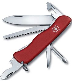 Нож Victorinox Trailmaster, 111 мм, 12 функций, с фиксатором лезвия, красный