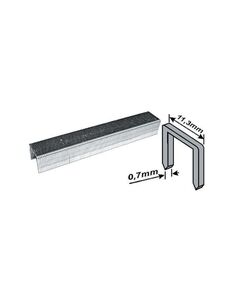 Скобы для степлера MOS закаленные 11,3 мм х 0,7 мм, (узкие тип 53) 10 мм, 1000 шт. 31373М