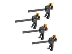 Набор быстрозажимных струбцин 150 мм DEKO CL150-4, 4 шт ДЕКО