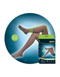 Чулки компрессионные 1 класс компрессии B.Well JW-212 Natural р.2