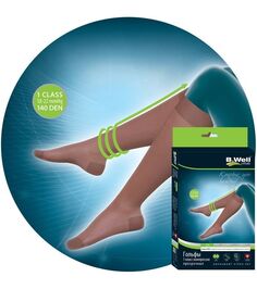 Гольфы компрессионные 1 класс компрессии B.Well JW-111 ц.Nero р.4