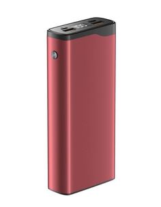 Внешний аккумулятор OLMIO QL-20, 20000mAh, red
